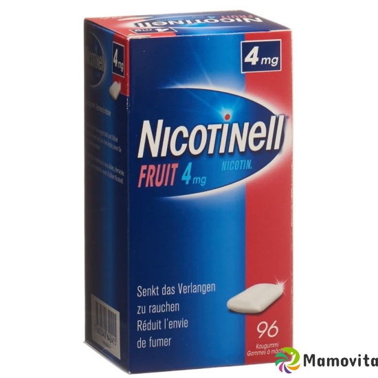 Nicotinell Fruit 4mg 96 Kaugummi buy online