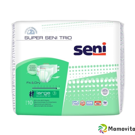 Super Seni Trio Inkontinenz Einl L 10 Stück buy online