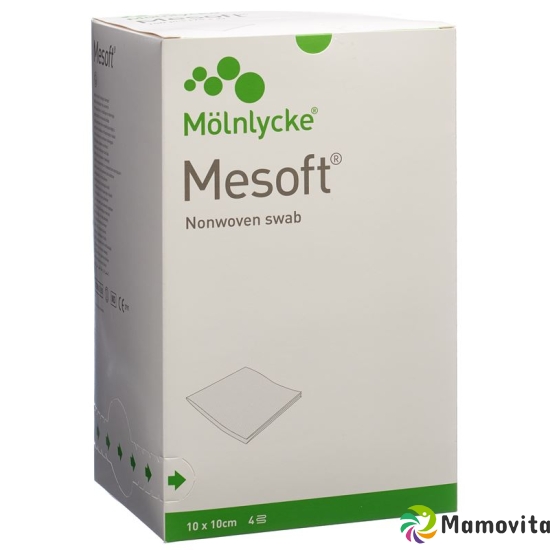 Mesoft Vlieskompressen 10x10cm Steril 75x 2 Stück buy online