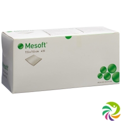 Mesoft Kompressen 7.5x7.5cm Steril 75x 2 Stück