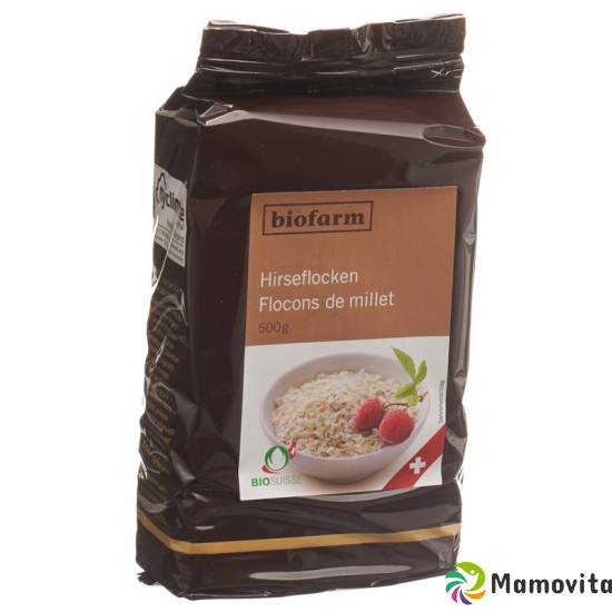 Biofarm Schweizer Hirsefloeckli Knospe 500g buy online