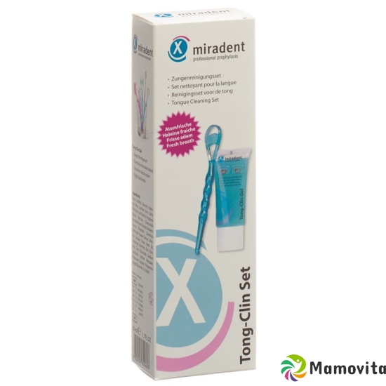 Miradent Tong-Clin Set 50ml Gel + Tongue Cleaner buy online