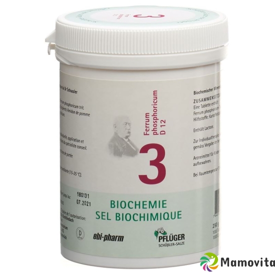 Pflueger Schüssler Nr. 3 Ferr Phos Tabletten D 12 250g buy online