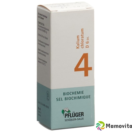 Pflueger Schüssler Nr. 4 Kal Chlor Tropfen D 6 30ml buy online