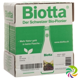 Biotta Bio Holunder 6 Flasche 5dl