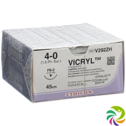 Vicryl 45cm Ungefaerbt 4-0 Fs-2 36 Stück