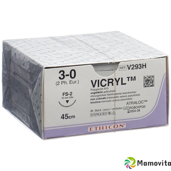 Vicryl 45cm Ungefaerbt 3-0 Fs-2 36 Stück buy online