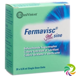 Fermavisc Gel Sine Augentropfen 20 Monodosen 0.35ml