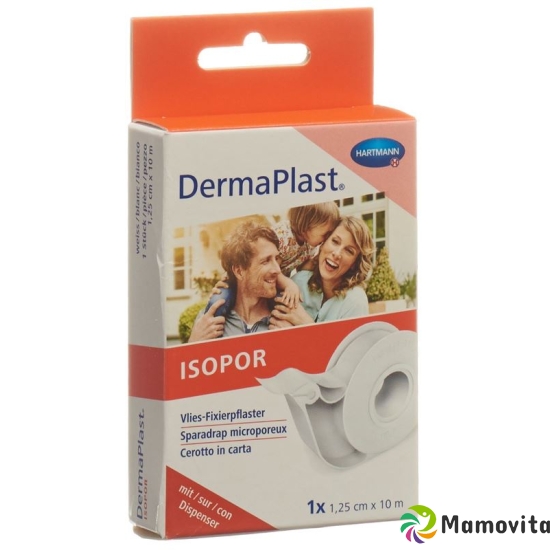 Dermaplast Isopor Fixierpflaster 10mx1.25cm Vlies Weiss Dispenser buy online