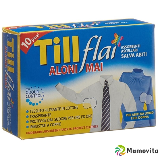 Till Flai Aloni Mai Saugpapier Achselhöhlen 10 Stück buy online