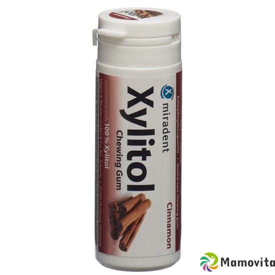 Miradent Xylitol Zahnpflege Kaugummi Zimt 30 Stück buy online