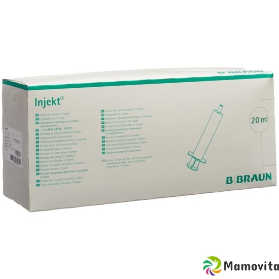 Braun Injektionsspritze 20ml Luer-Lock 100 Stück buy online