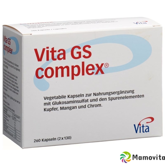 Vita GS Complex Glukosaminsulfat Kapseln 260 Stück buy online