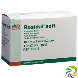 Rosidal Soft Schaumstoffbind 2.0mx10cmx0.2cm 2 Stück