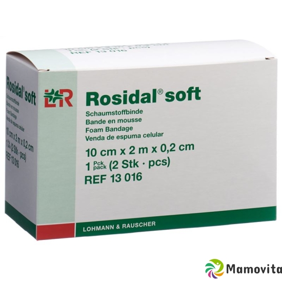 Rosidal Soft Schaumstoffbind 2.0mx10cmx0.2cm 2 Stück buy online