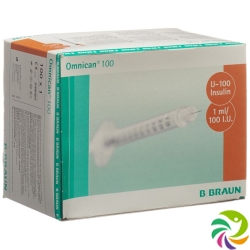 Omnican Insulin 100 1ml 0.3x12mm G30 Single 100 X