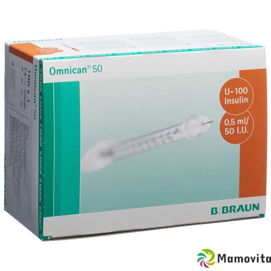 Omnican Insulin 50 0.5ml 0.3x8mm G30 Single 100 X buy online