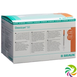 Omnican Insulin 50 0.5ml 0.3x12mm G30 Single 100 X