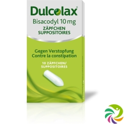 Dulcolax Bisacodyl 10mg 10 Zäpfchen