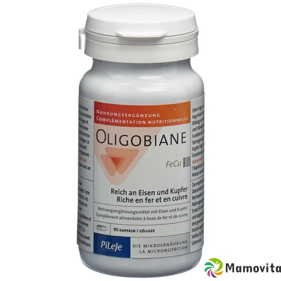 Oligobiane Fe Cu Kapseln 440mg 90 Stück buy online