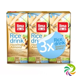 Lima Rice Drink Haselnuss Mandel 3x 200ml