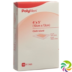 Polymem Adhesive Wound Dressing 10x13cm Non-Woven Sterile 15 X