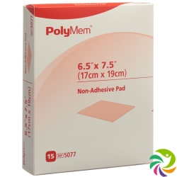 Polymem Wundverband 17x19cm Non Adhesive Steril 15 X