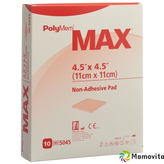 Polymem Max Superabsorber 11x11cm Non Adh St 10 X buy online