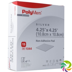 Polymem Silver Schaumv 10.8x10.8cm Non Ad St 15 X