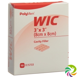 Polymem Wic Wundfueller 8x8cm Steril 10 X