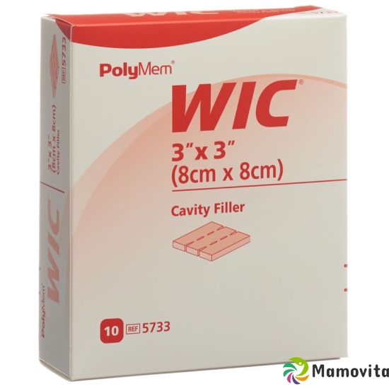 Polymem Wic Wundfueller 8x8cm Steril 10 X buy online