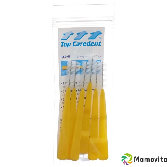 Top Caredent IDBG-GE Interdentalbürsten Griff Gelb 6 Stück buy online