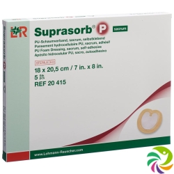 Suprasorb P Schaumverb 18x20.5cm Sacrum Kleb 5 Stück