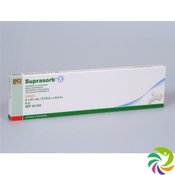 Suprasorb X Tamponade Hydrobal 2x21cm Steril 5 Stück