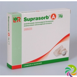 Suprasorb A + Ag Calciumalginat Kompresse 10x20cm Steril 5 Stück