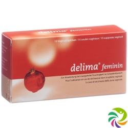 Delima Feminine vaginal suppository 15 pieces