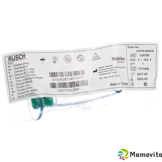 Rüsch Oropharyngealtubus Guedel Grösse 3 PVC buy online