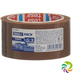 Tesa Pp packaging tape 66m:50mm Brown Strong