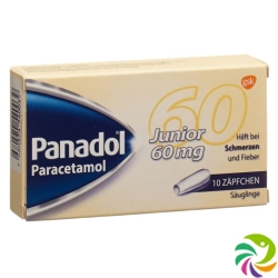 Panadol Junior Zäpfchen 60mg 10 Stück