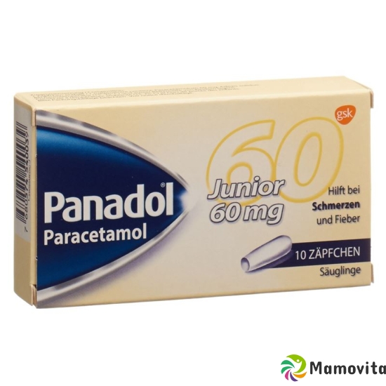 Panadol Junior Zäpfchen 60mg 10 Stück buy online