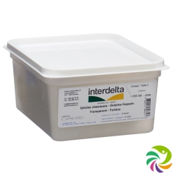 Interdelta Gelatine Kapseln 3 Transparent 1000 Stück