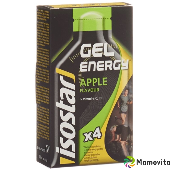 Isostar Energy Gel Apple 4 sachets 35g buy online