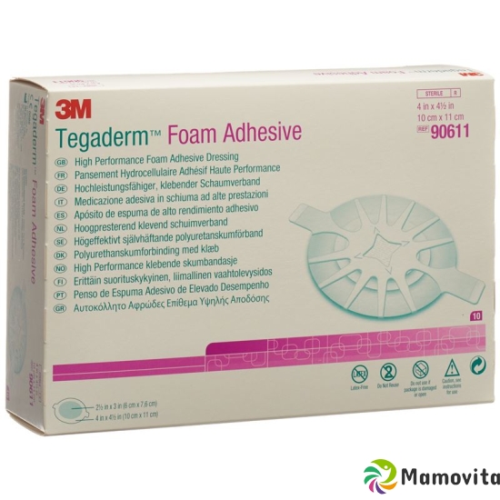 3M Tegaderm Foam Adhesive Schaumkompresse 6x7.6cm 10 Stück buy online