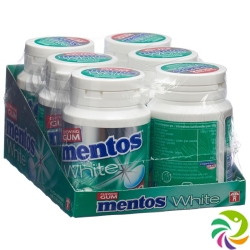 Mentos Gum White Spearmint 6x 75g