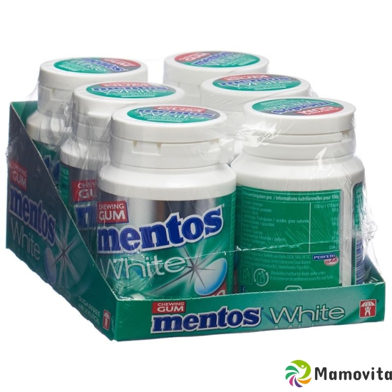 Mentos Gum White Spearmint 6x 75g buy online