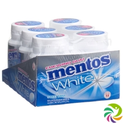 Mentos Gum White Sweetmint 6x 75g