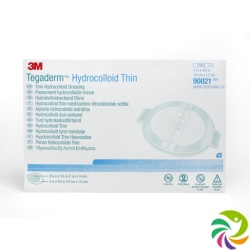 3M Tegaderm Hydrocolloid Thin 7x9cm Oval 10 Stück