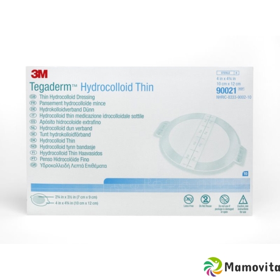 3M Tegaderm Hydrocolloid Thin 7x9cm Oval 10 Stück buy online