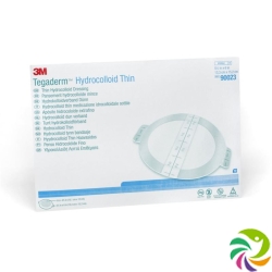 3M Tegaderm Hydrocolloid Thin 10x12cm Oval 10 Stück