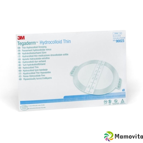 3M Tegaderm Hydrocolloid Thin 10x12cm Oval 10 Stück buy online